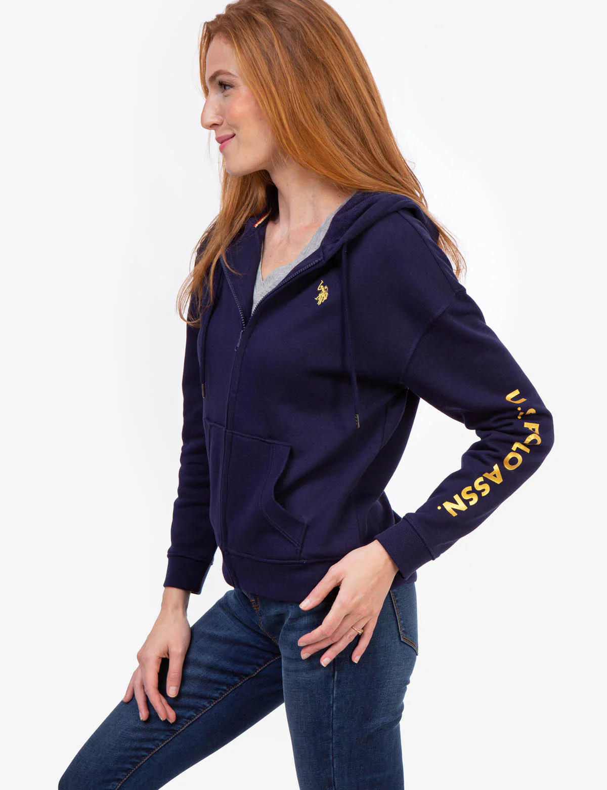 METALLIC LOGO ZIP UP HOODIE - Image 17