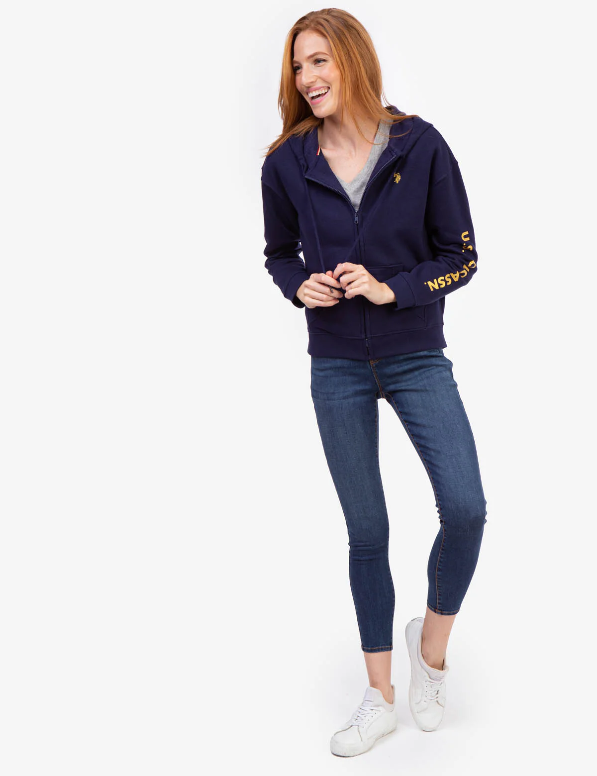 METALLIC LOGO ZIP UP HOODIE - Image 19
