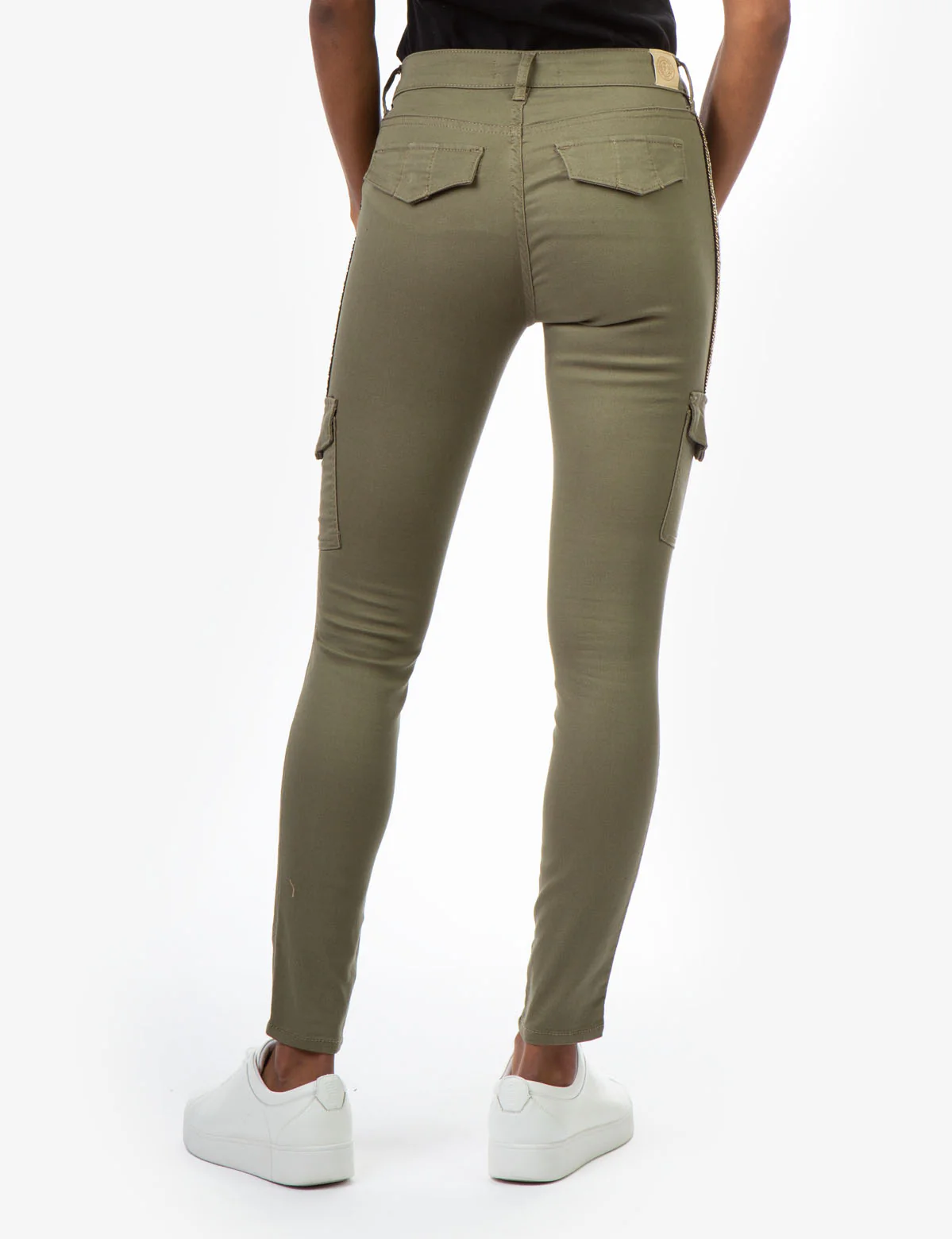 MID RISE BLING CARGO JEGGINGS - Image 4