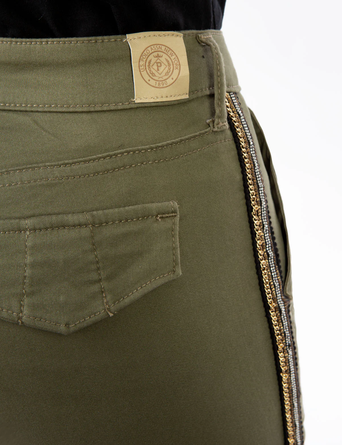 MID RISE BLING CARGO JEGGINGS - Image 6