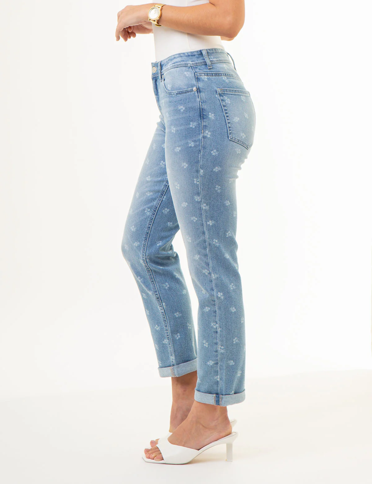 MID RISE BOYFRIEND JEANS - Image 4