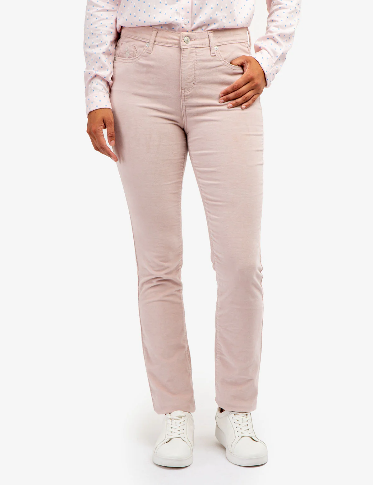 MID RISE CORDUROY PANTS - Image 4