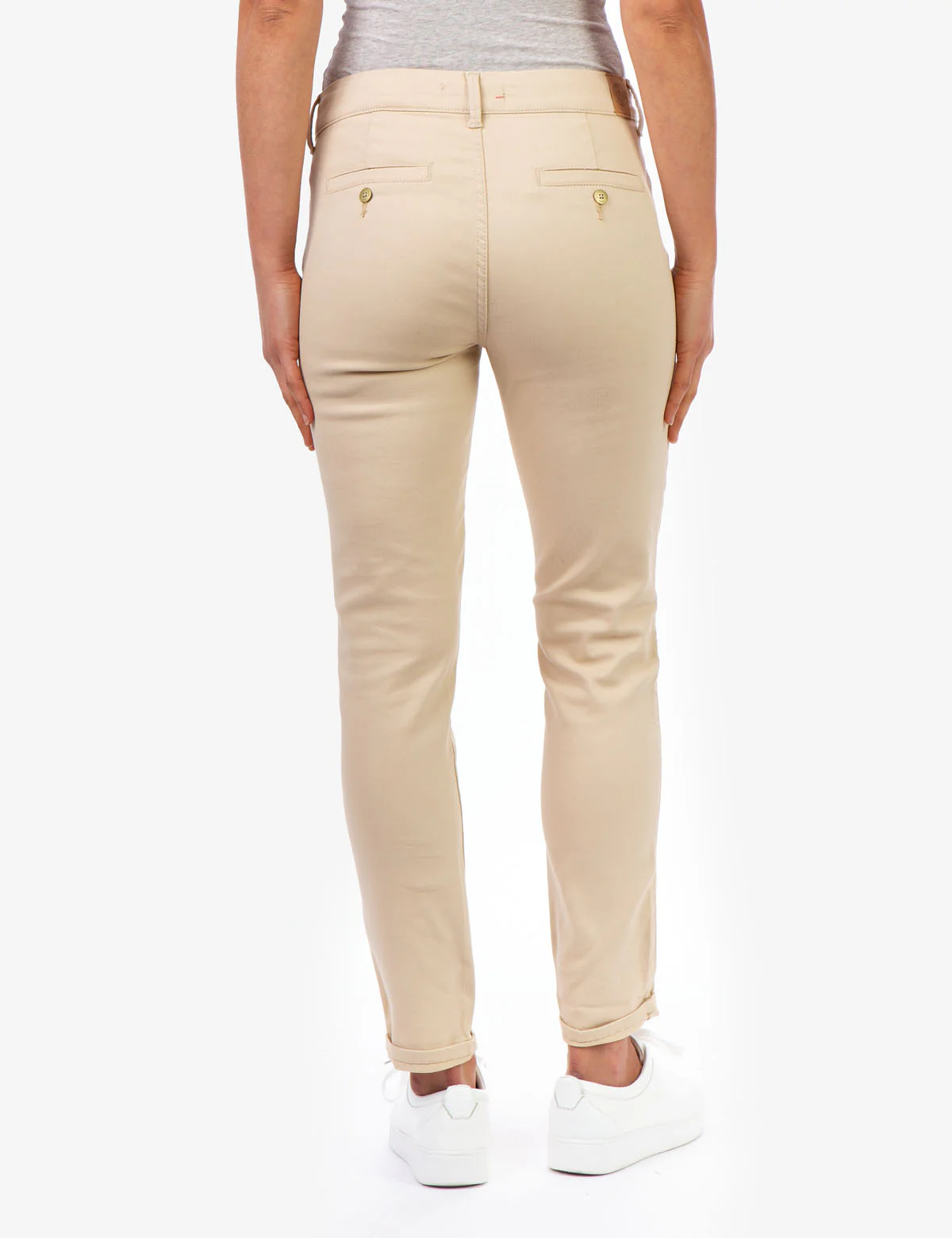 MID RISE SLIM CHINO PANTS - Image 16
