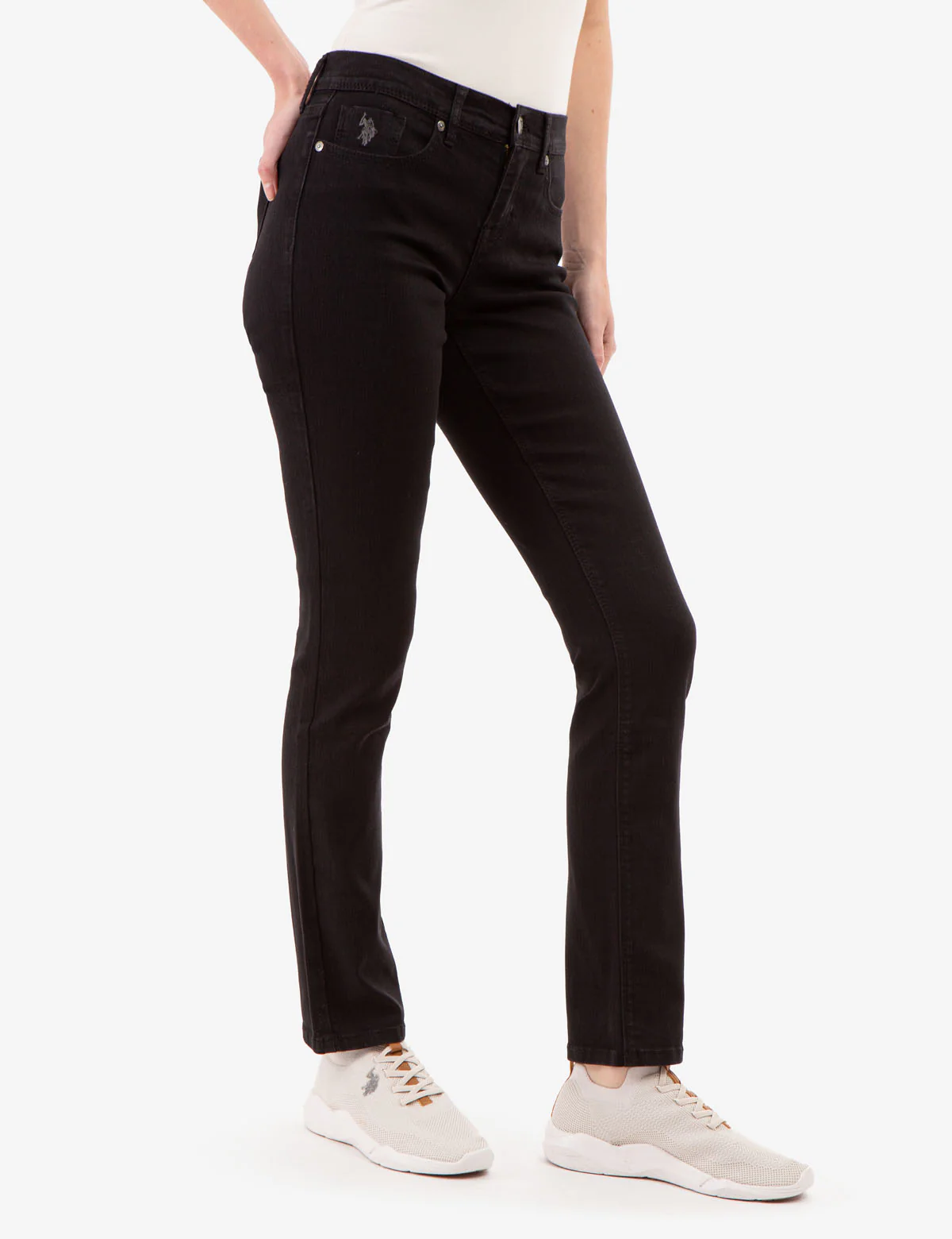 MID RISE SLIM STRAIGHT JEANS - Image 3