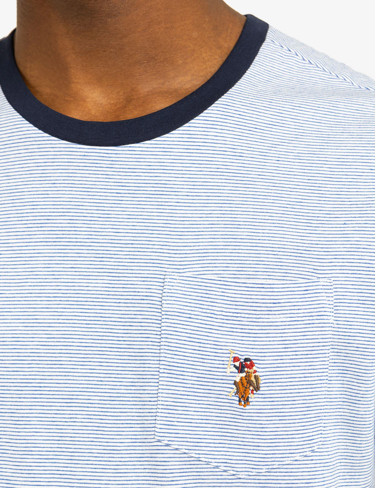 MINI STRIPE RINGER T-SHIRT WITH POCKET - Image 4
