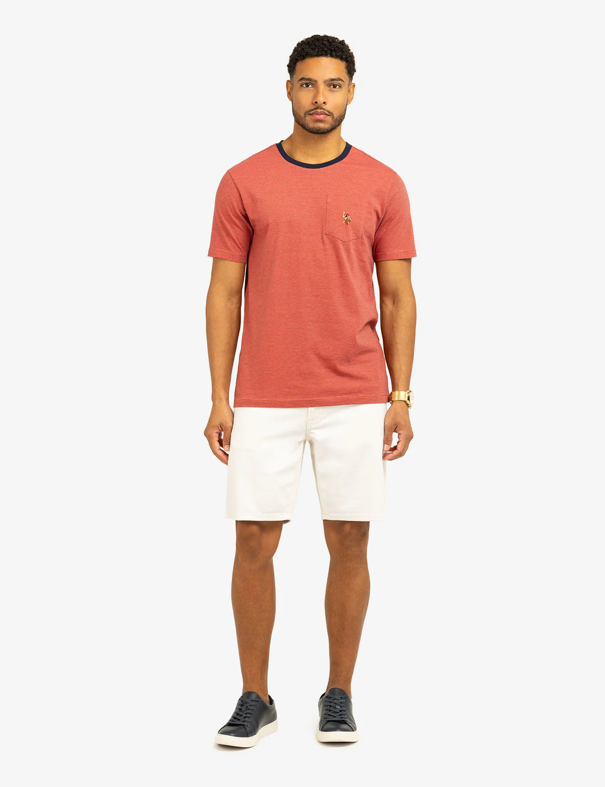 MINI STRIPE RINGER T-SHIRT WITH POCKET - Image 8