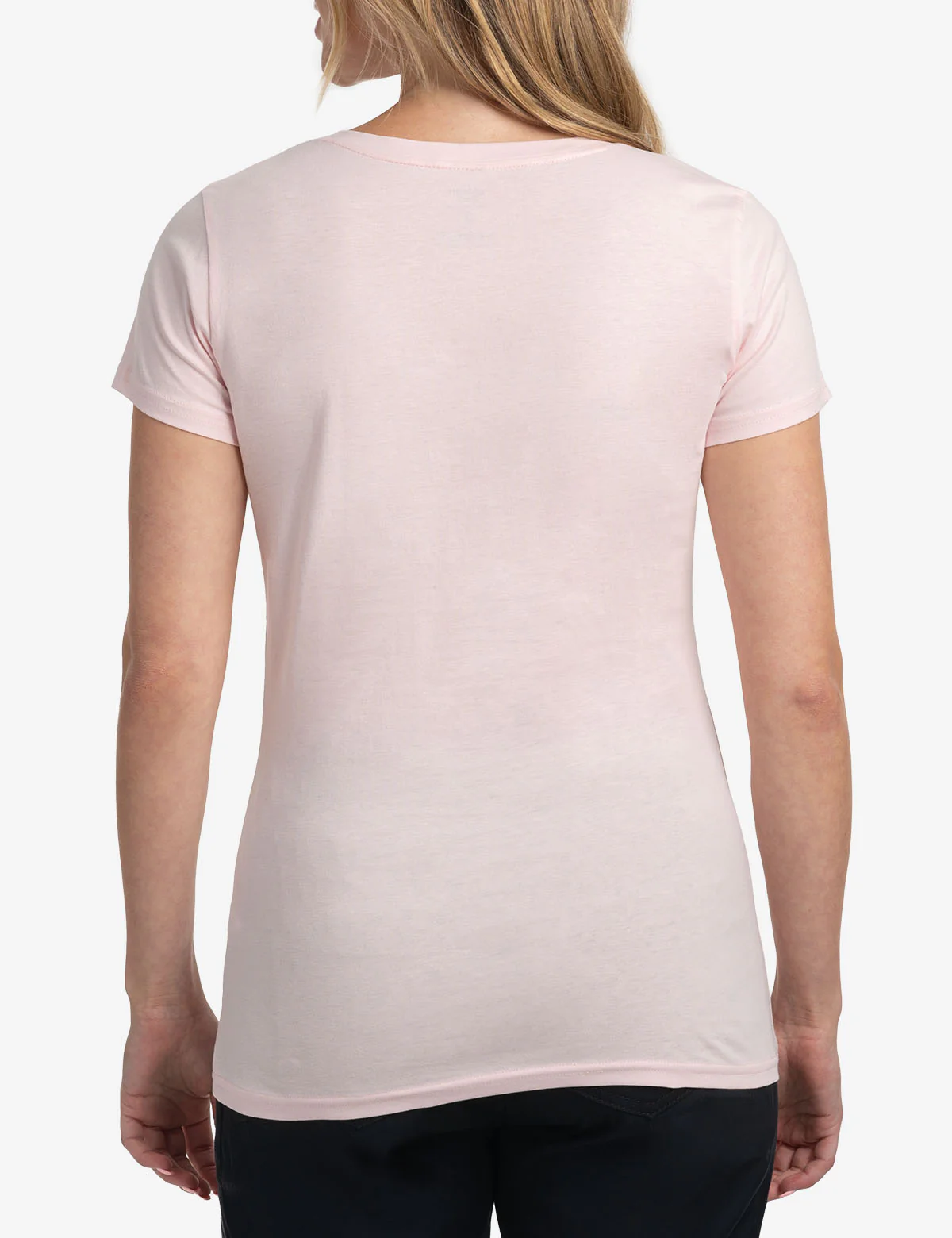 MIXED SEQUINS V-NECK JERSEY T-SHIRT - Image 3