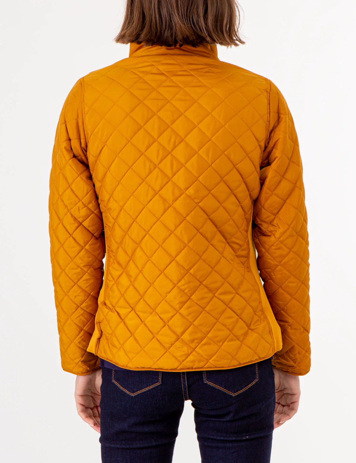 QUILTED SIDE KNIT MOTO JACKET - Image 16