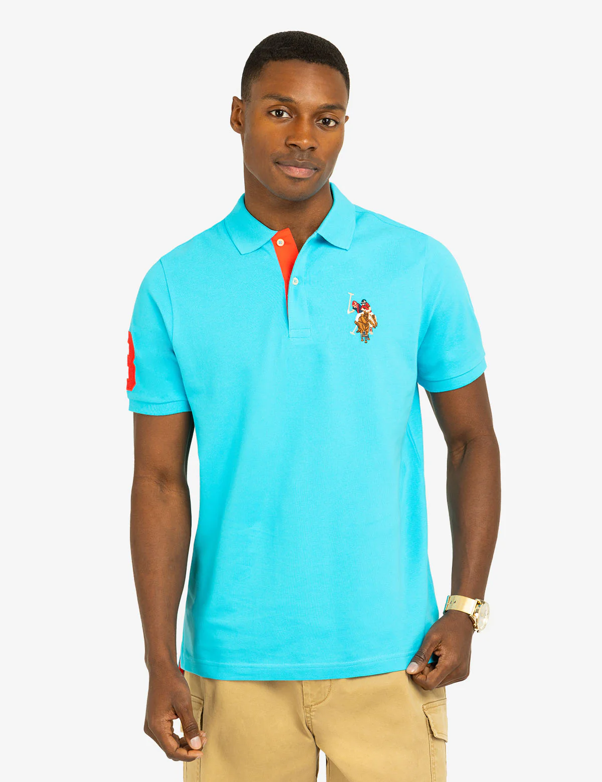MULTI COLOR BIG LOGO POLO SHIRT - Image 6