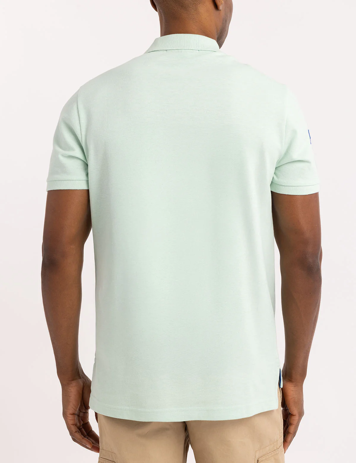 MULTI COLOR BIG LOGO SOLID POLO SHIRT - Image 9