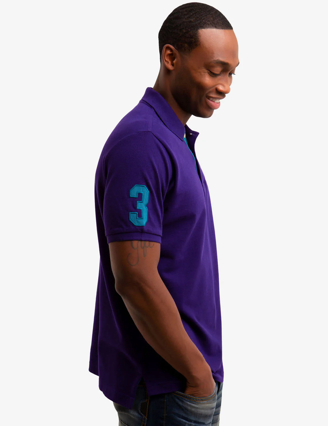 MULTI COLOR BIG LOGO POLO SHIRT - Image 4
