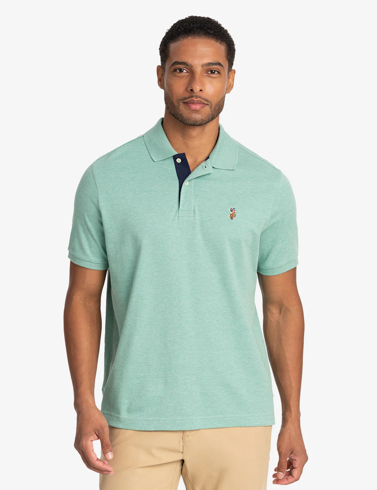 MULTI COLOR LOGO INTERLOCK POLO SHIRT - Image 14