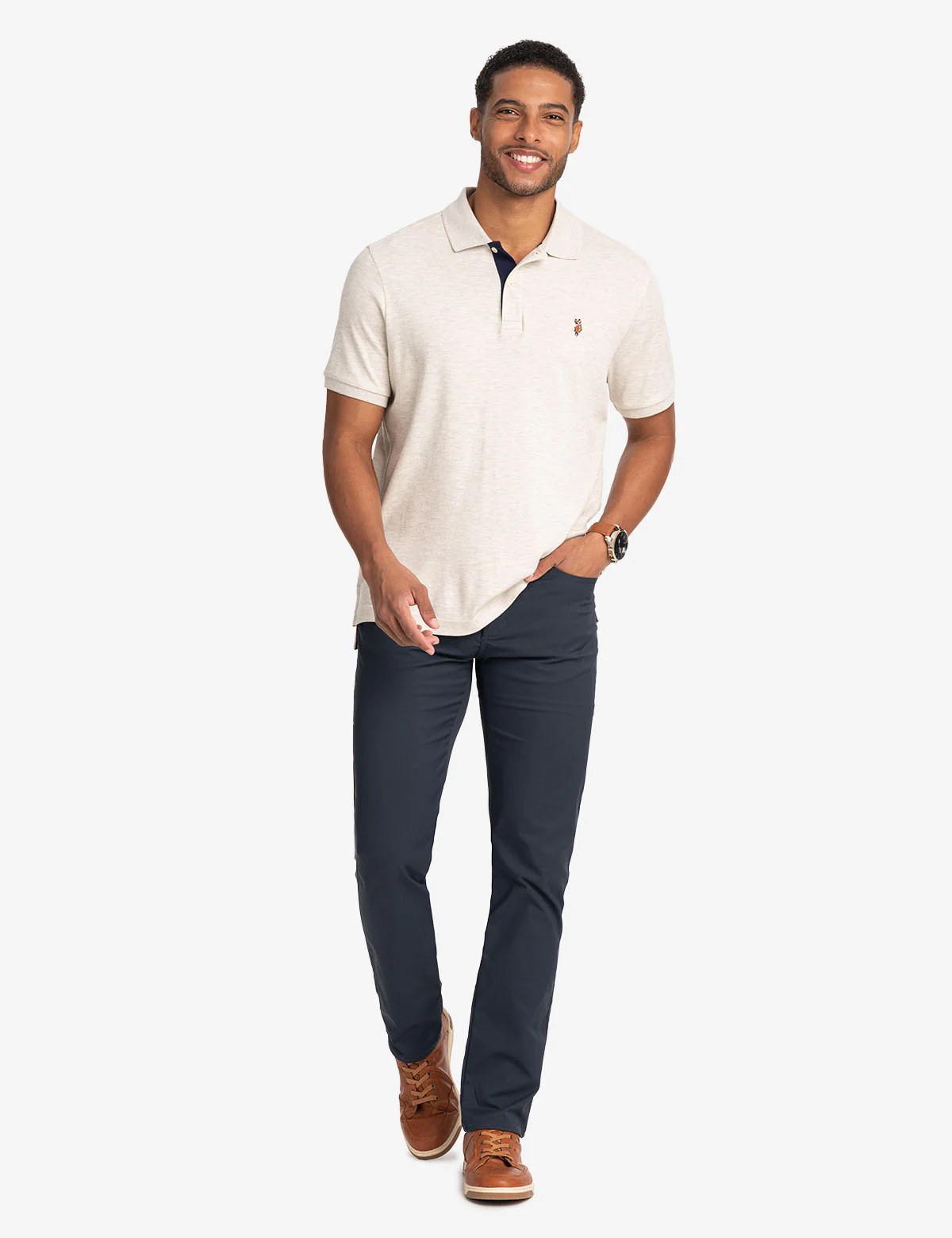 MULTI COLOR LOGO INTERLOCK POLO SHIRT - Image 18