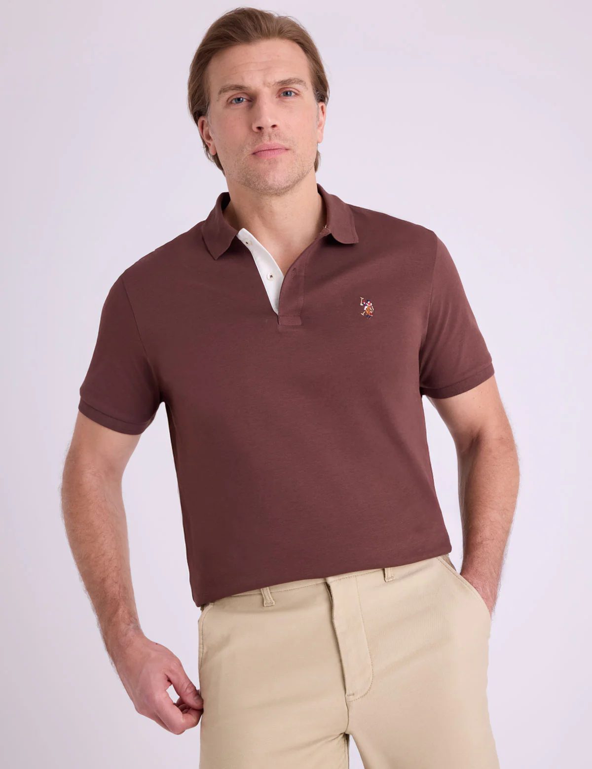 MULTI COLOR LOGO INTERLOCK POLO SHIRT - Image 3