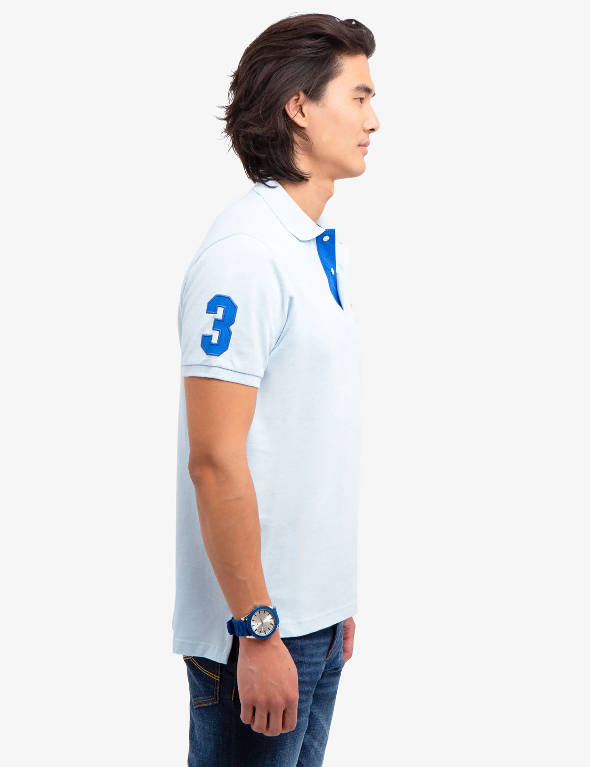 MULTI COLOR BIG LOGO POLO SHIRT - Image 3