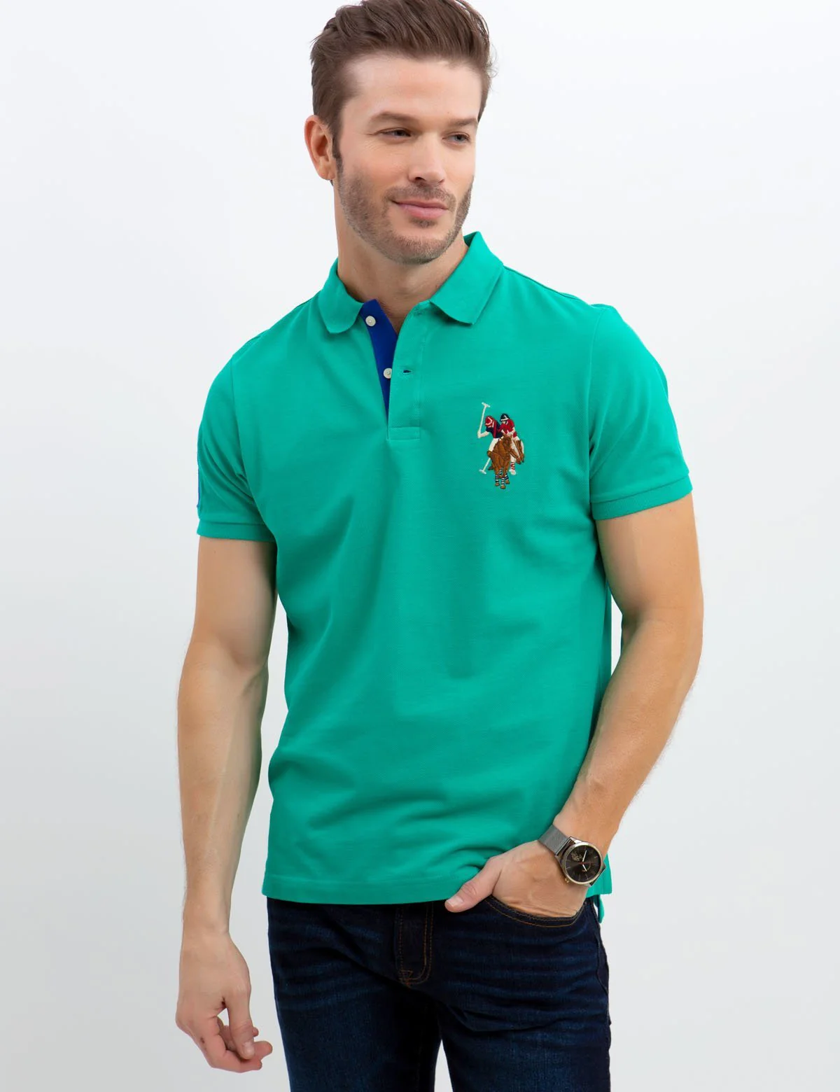 MULTI COLOR BIG LOGO POLO SHIRT - Image 5