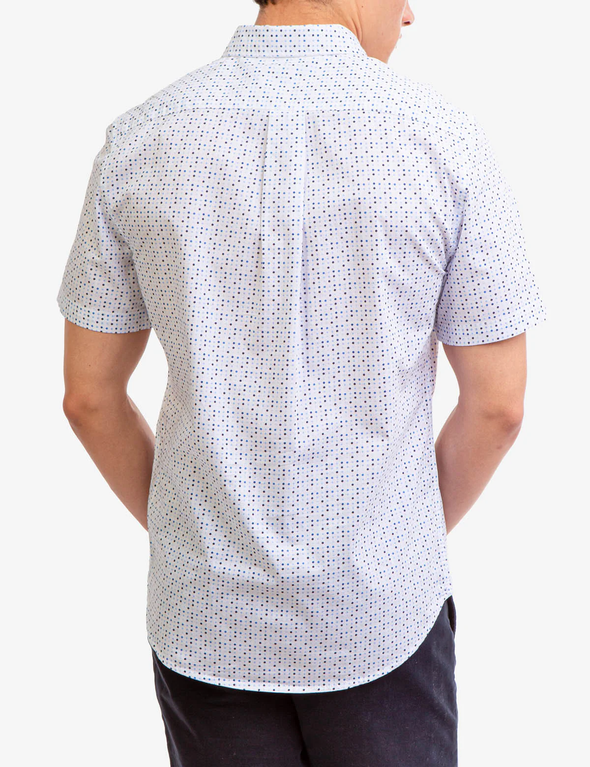 MULTI DOT SLUB POPLIN SHIRT - Image 4