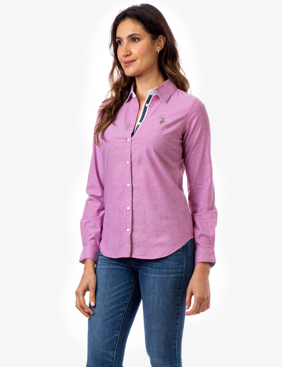 MULTI TONAL SMALL LOGO OXFORD SHIRT - Image 3