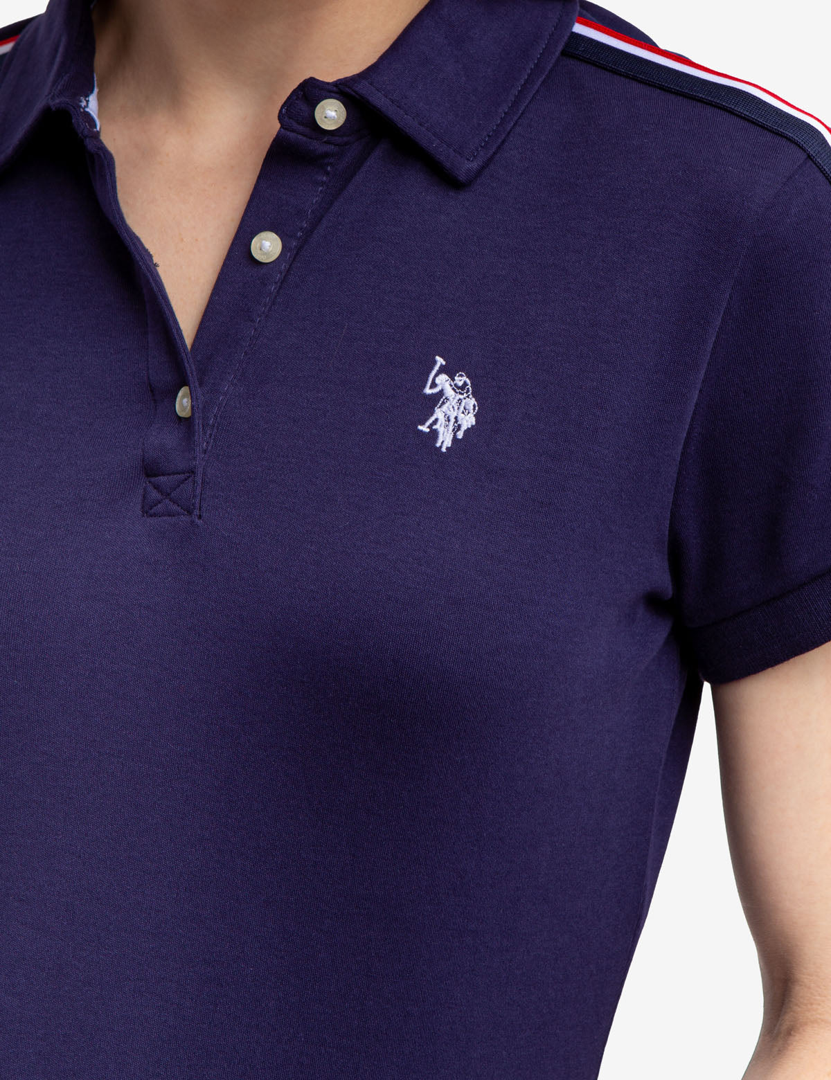 MULTI SHOULDER STRIPE POLO SHIRT - Image 10