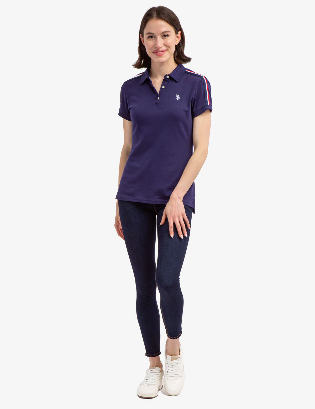 MULTI SHOULDER STRIPE POLO SHIRT - Image 3