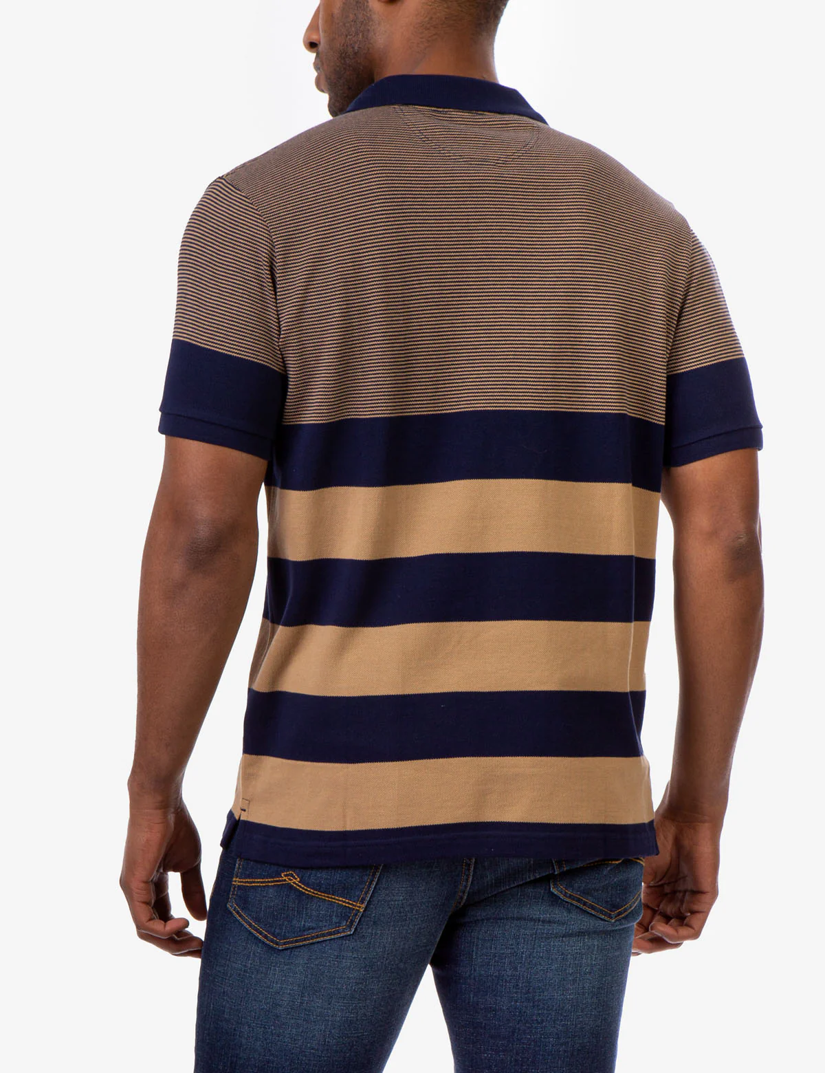 MULTI STRIPE PIQUE POLO SHIRT - Image 8