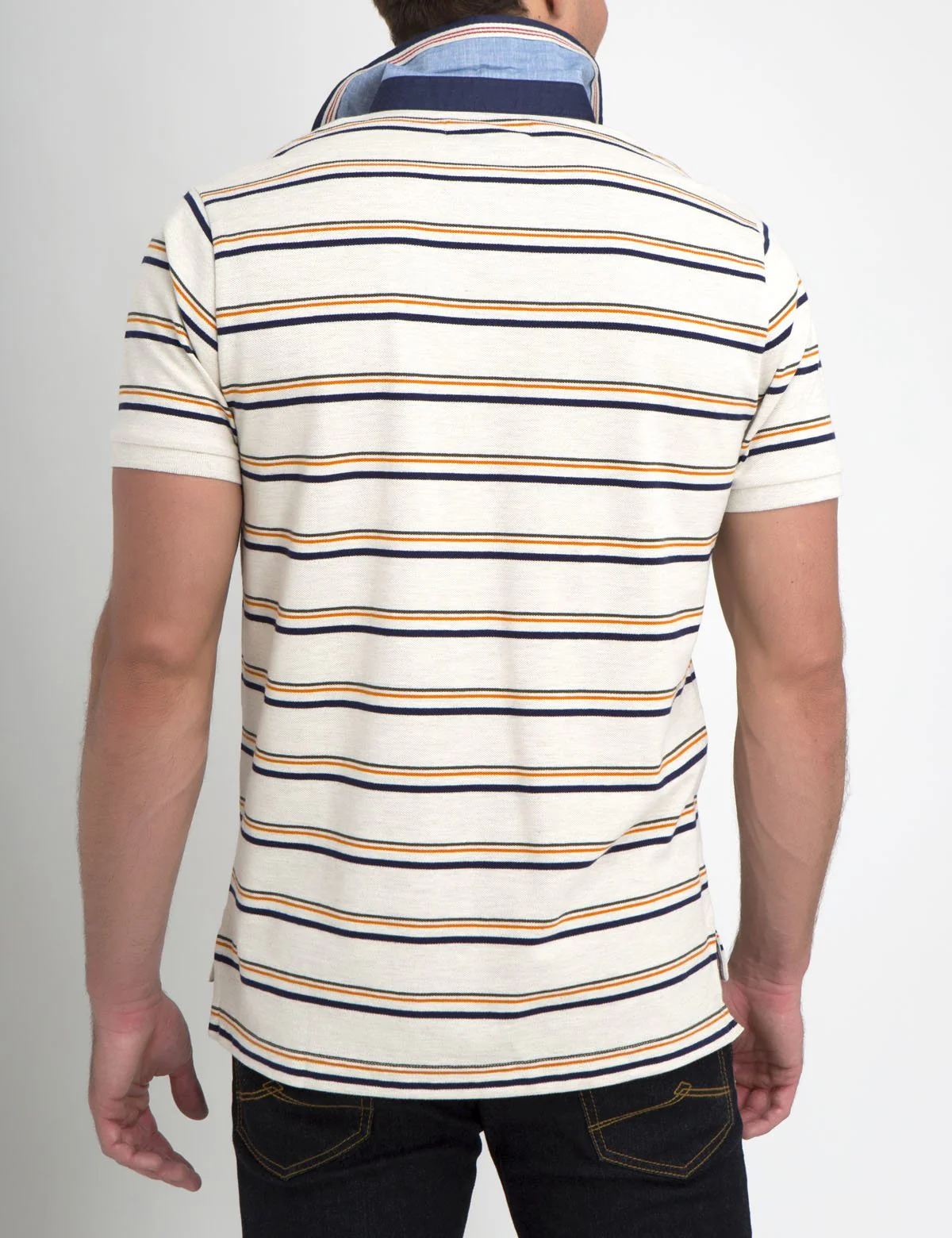 MULTI STRIPED POLO SHIRT - Image 13