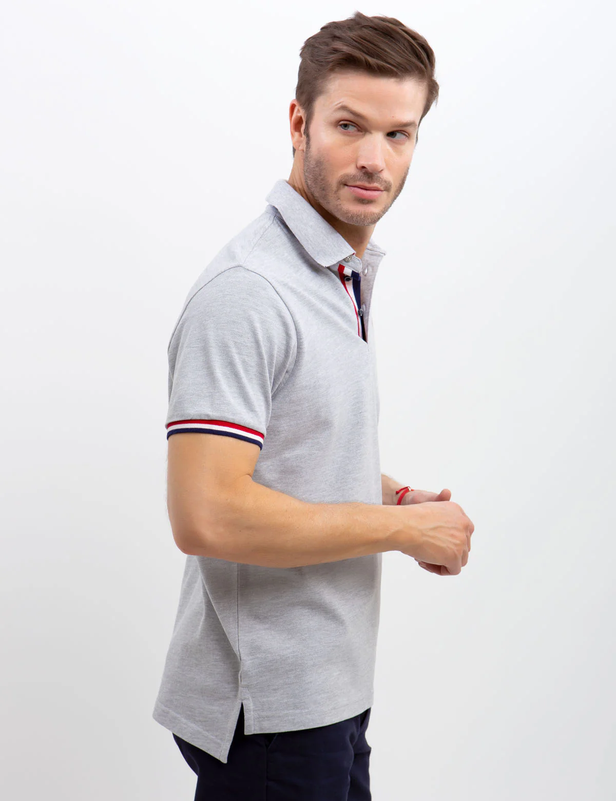 MULTI TIPPED POLO SHIRT - Image 9