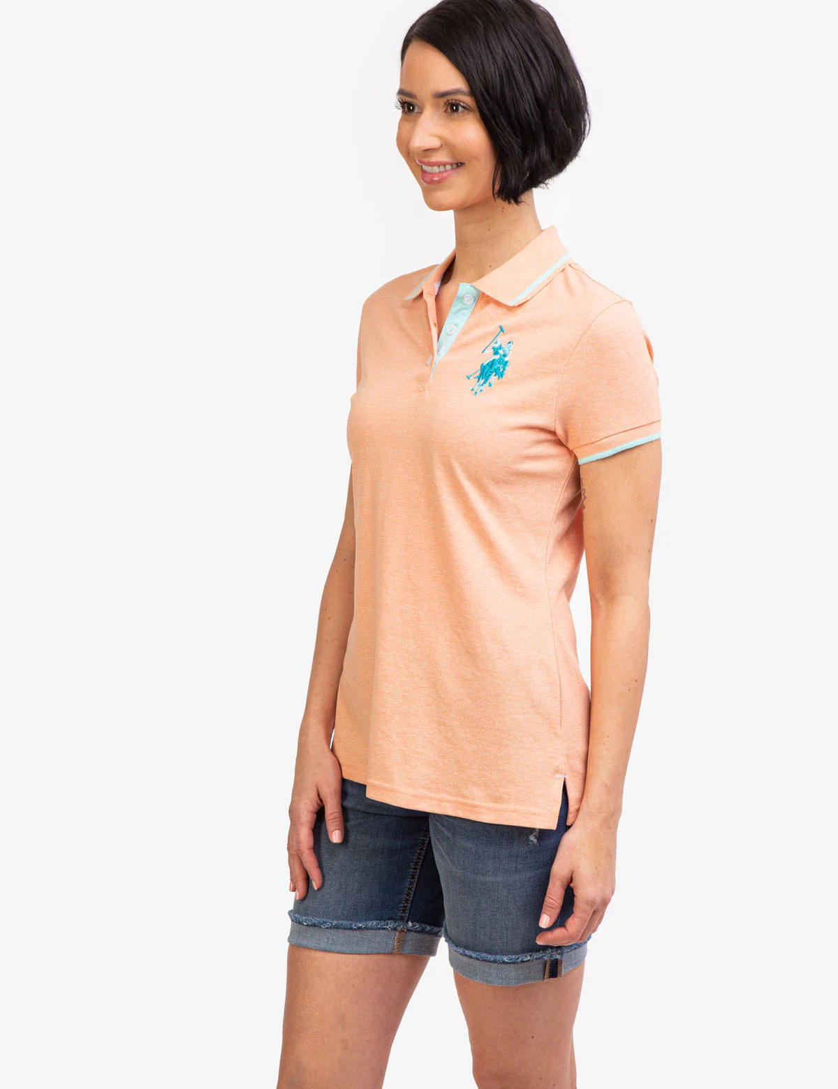MULTI TONAL BIG LOGO POLO SHIRT - Image 3