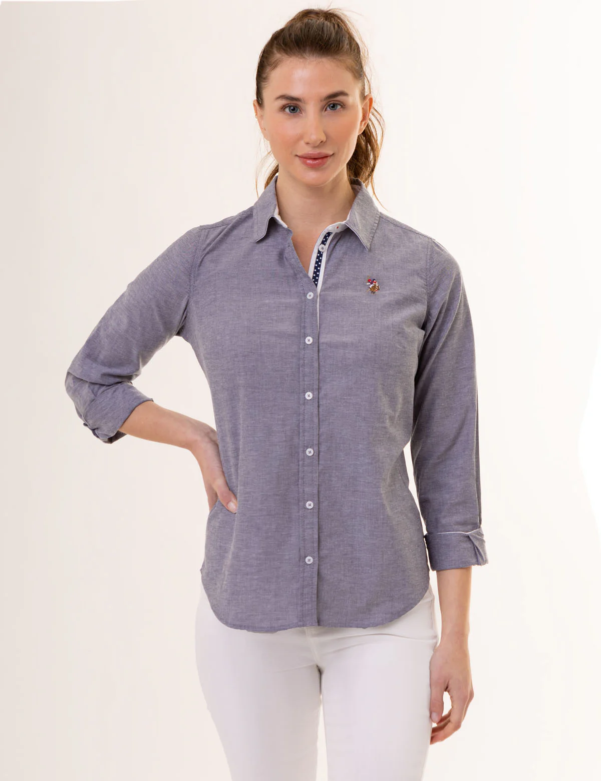 MULTI TONAL SMALL LOGO OXFORD SHIRT - Image 15