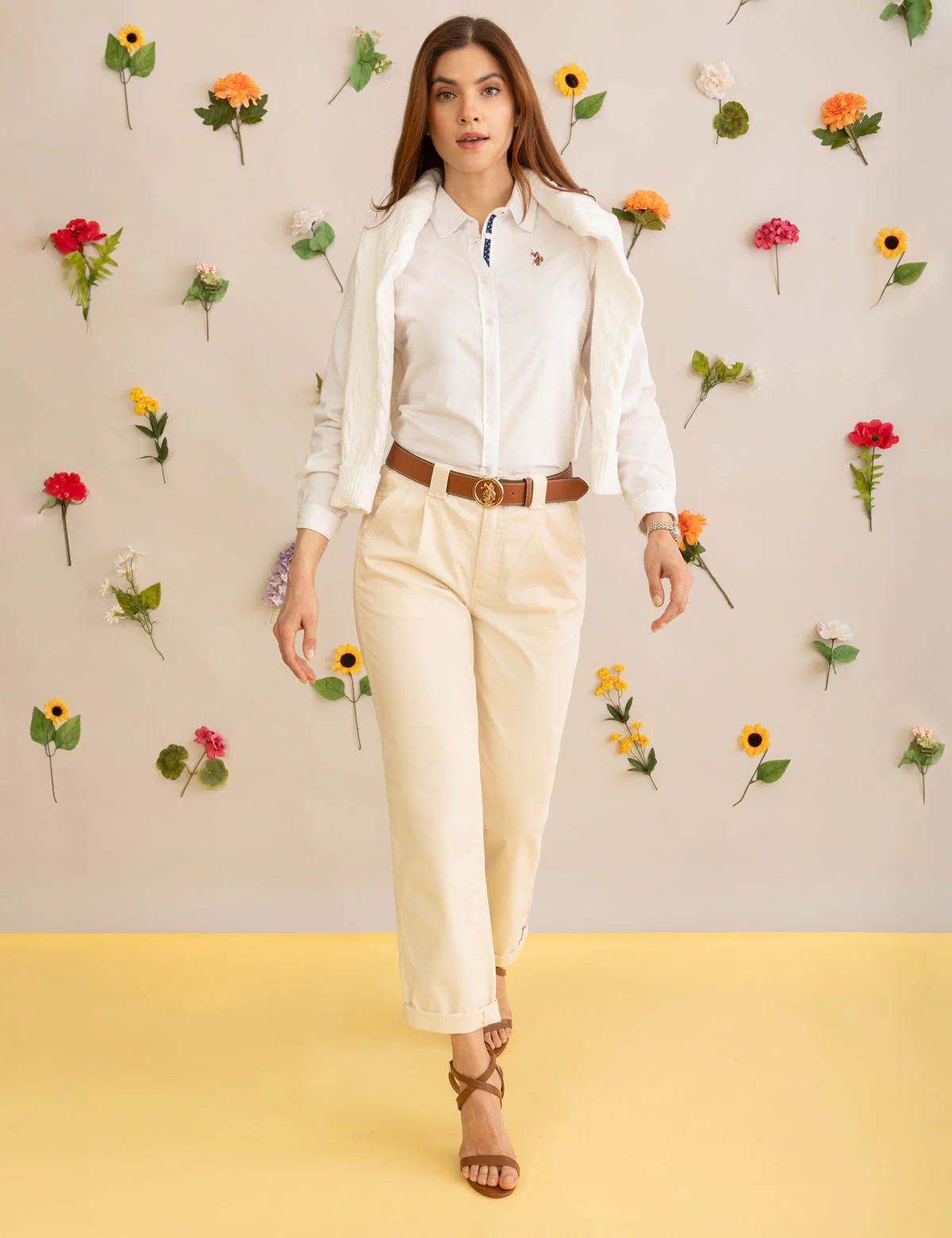 MULTI TONAL SMALL LOGO OXFORD SHIRT - Image 8
