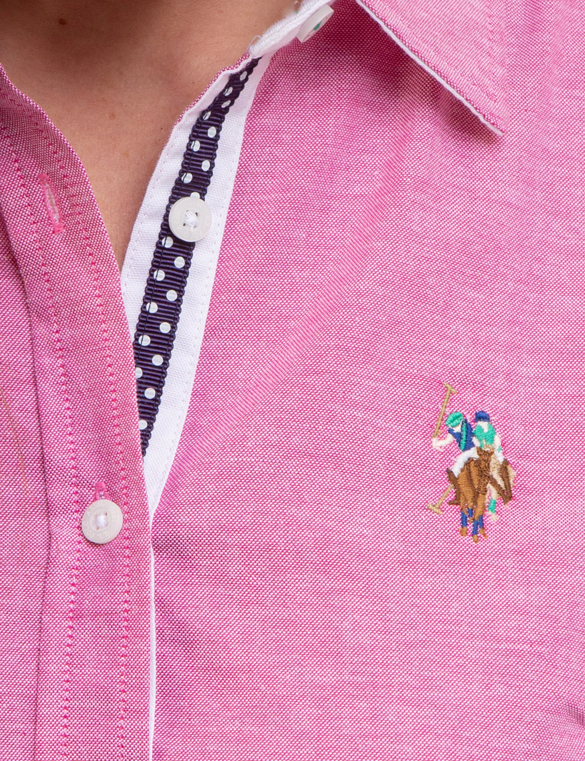 MULTI TONAL SMALL LOGO OXFORD SHIRT - Image 3