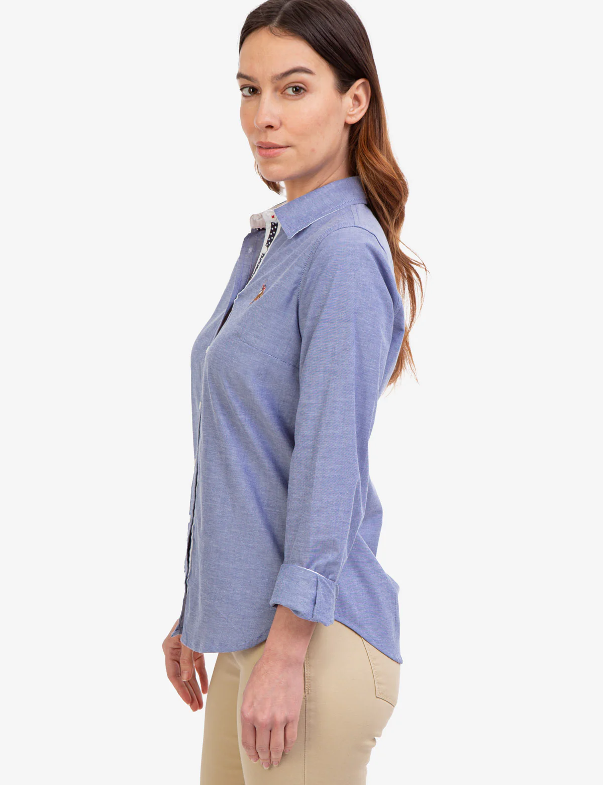MULTI TONAL SMALL LOGO OXFORD SHIRT - Image 9