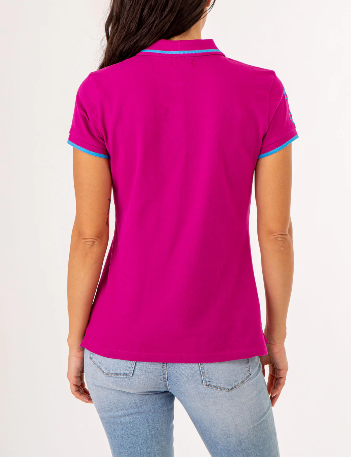 MULTI-TONAL LOGO SOLID POLO SHIRT - Image 5