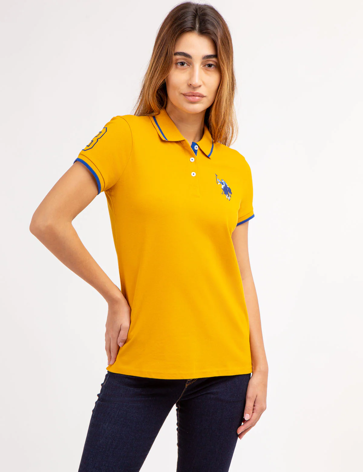 MULTI-TONAL LOGO SOLID POLO SHIRT - Image 6
