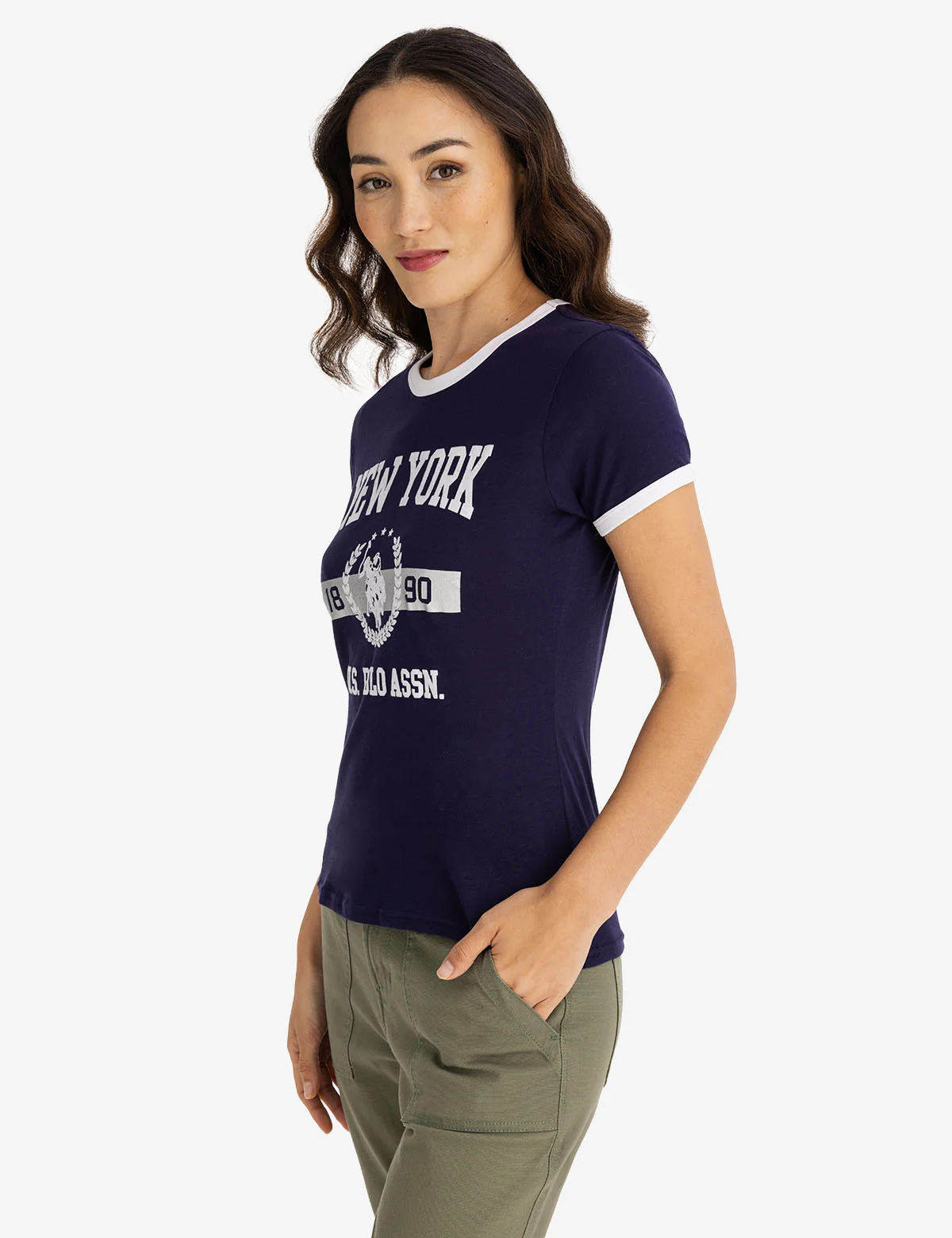 NEW YORK FOIL RINGER JERSEY T-SHIRT - Image 3
