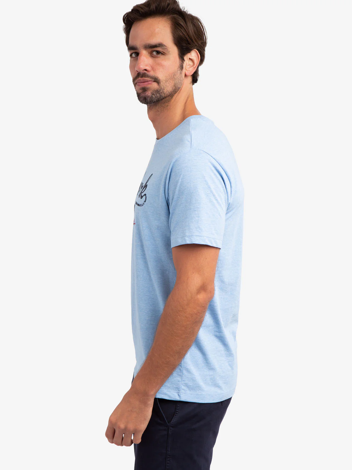 NEW YORK SCRIPT PRINT JERSEY T-SHIRT - Image 4