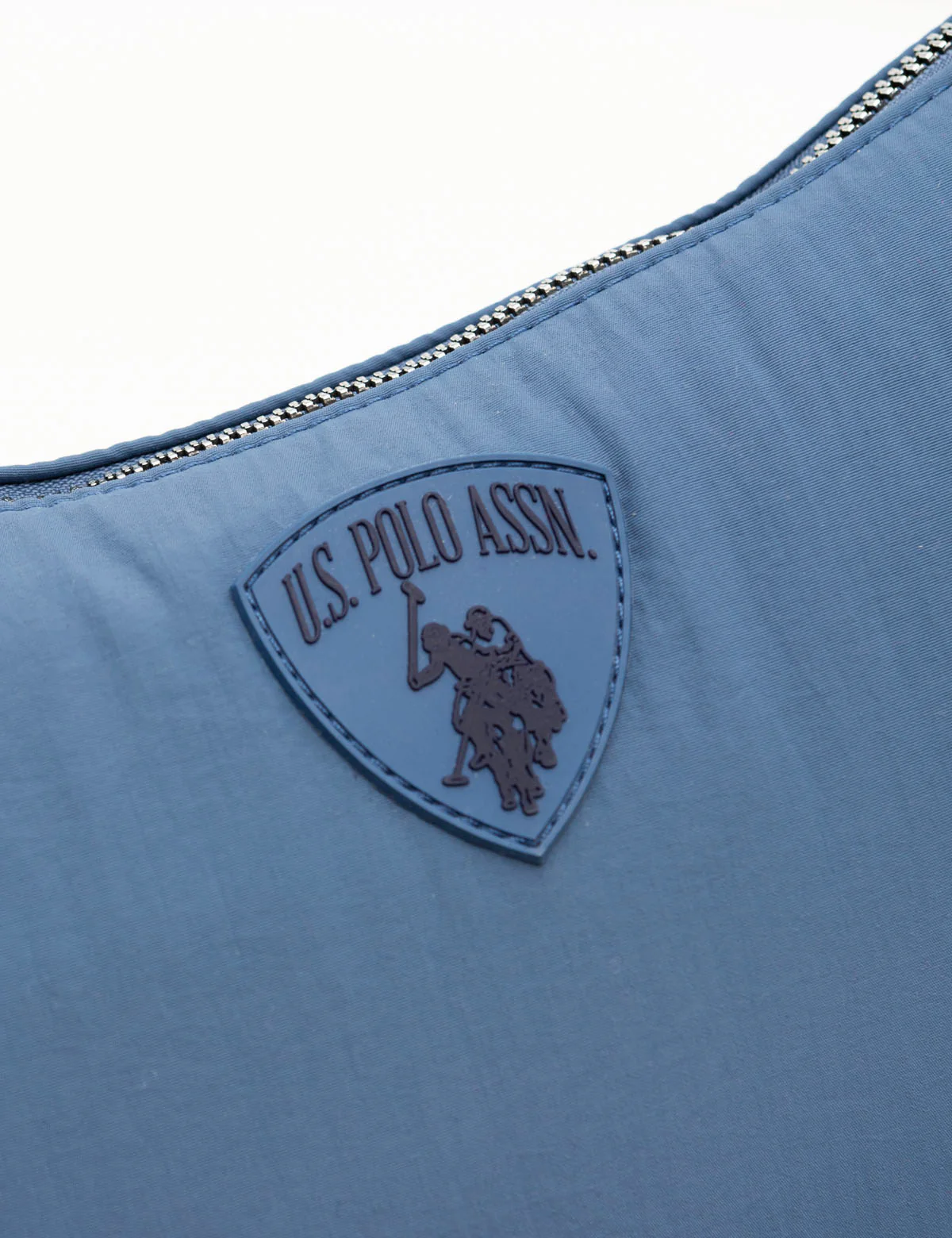 NYLON CRESCENT CROSSBODY BAG WITH ZIPPER POUCH - Image 11
