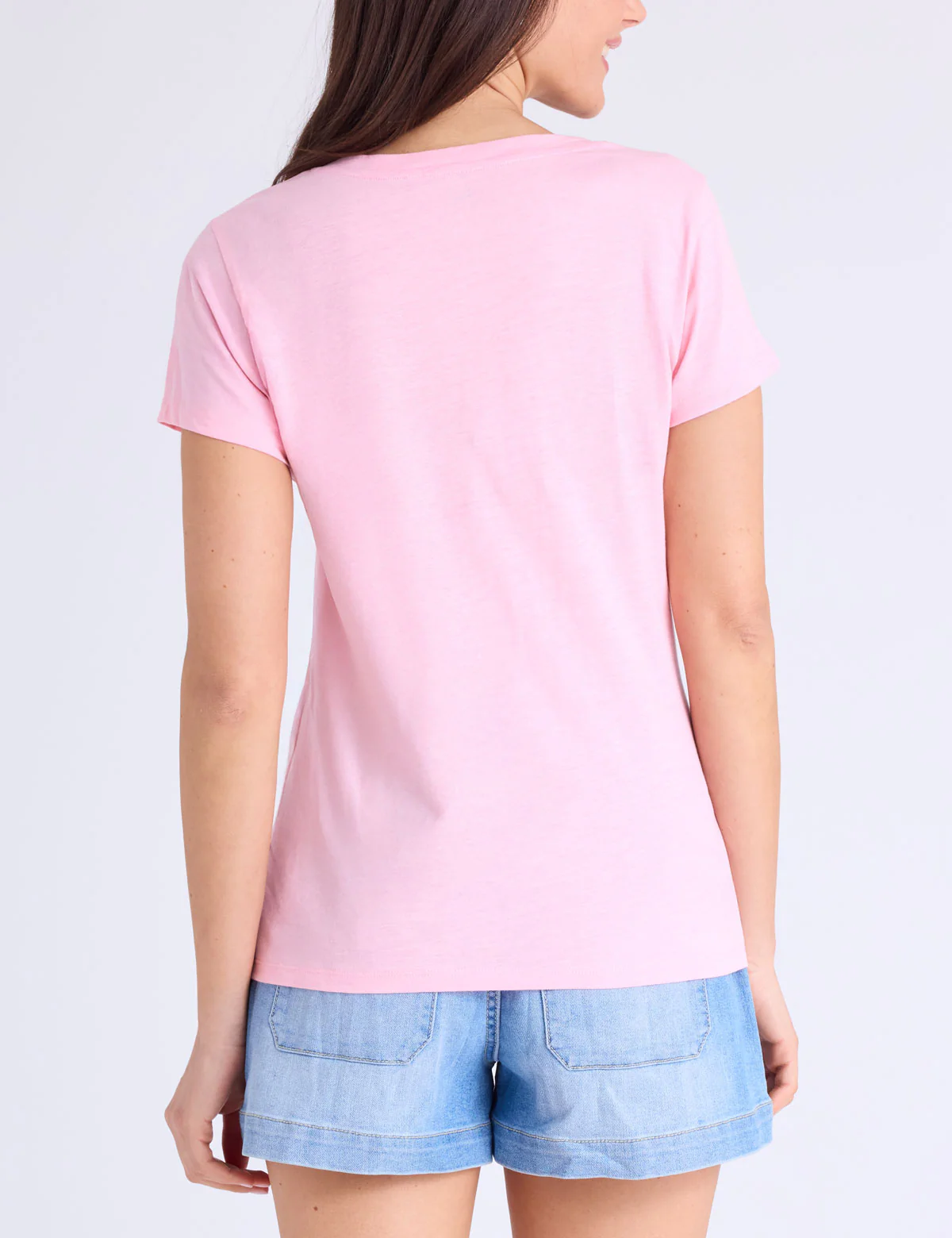 OMBRE STONE RHINESTONE V-NECK T-SHIRT - Image 11
