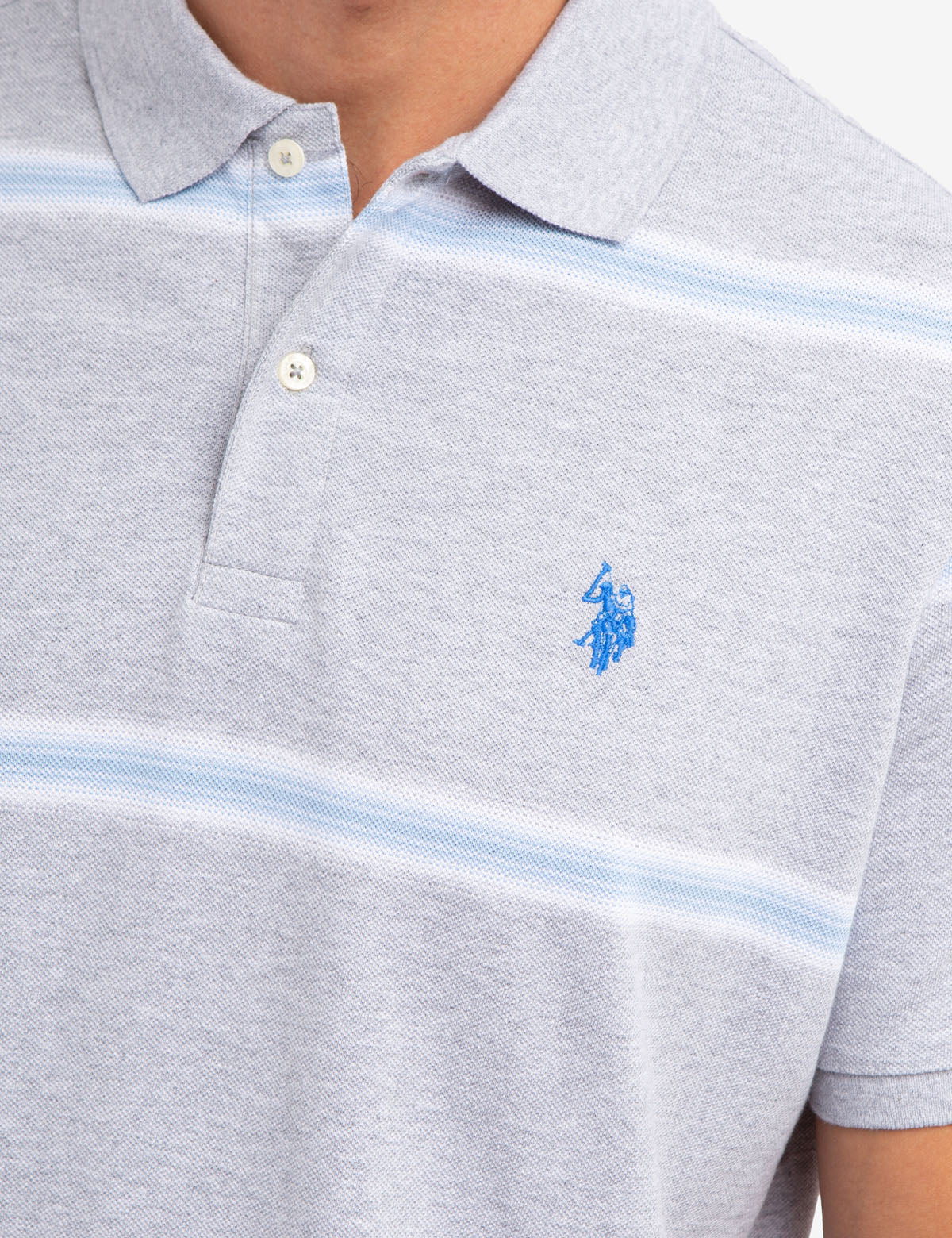 OMBRE STRIPE PIQUE POLO SHIRT - Image 15