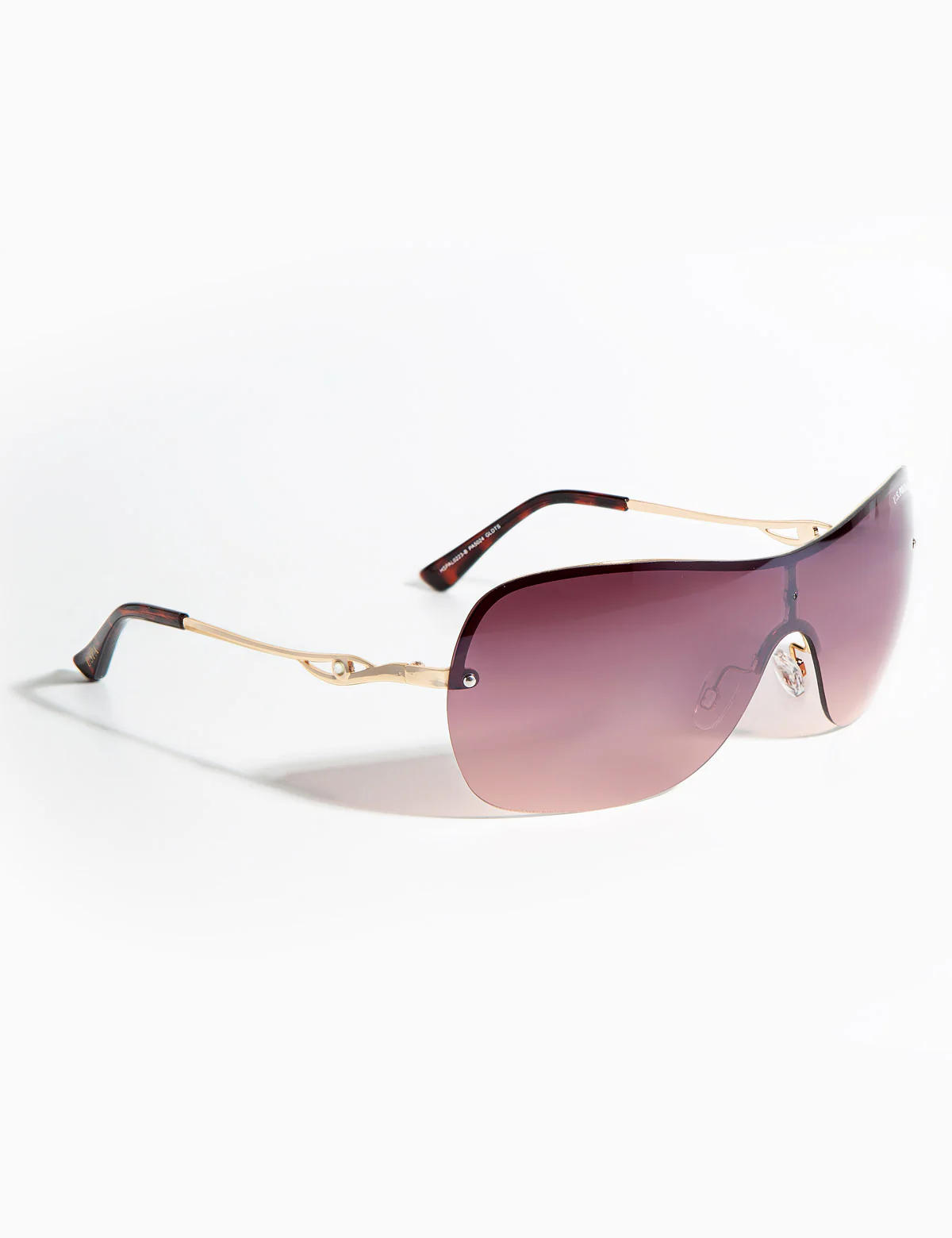 OVAL RHINESTONE ENCRUSTED SUNGLASSES - Image 2