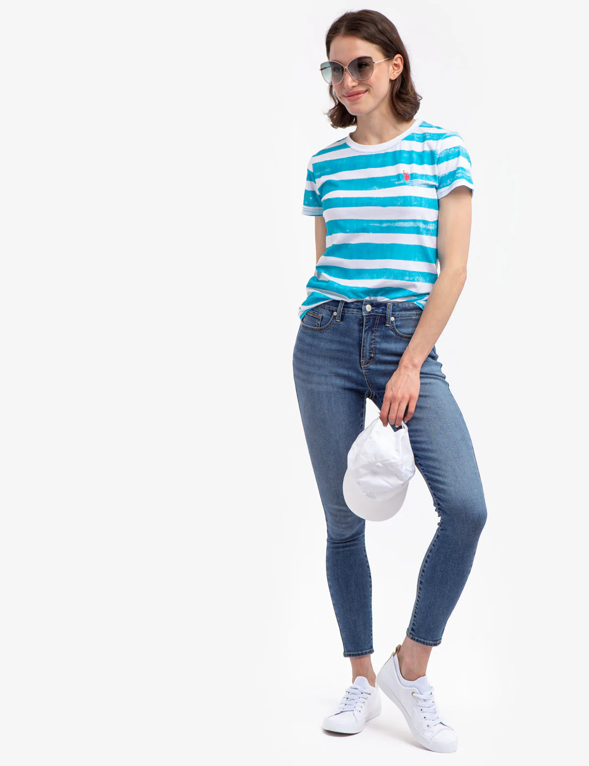 PAINT STRIPE CREW NECK T-SHIRT - Image 2