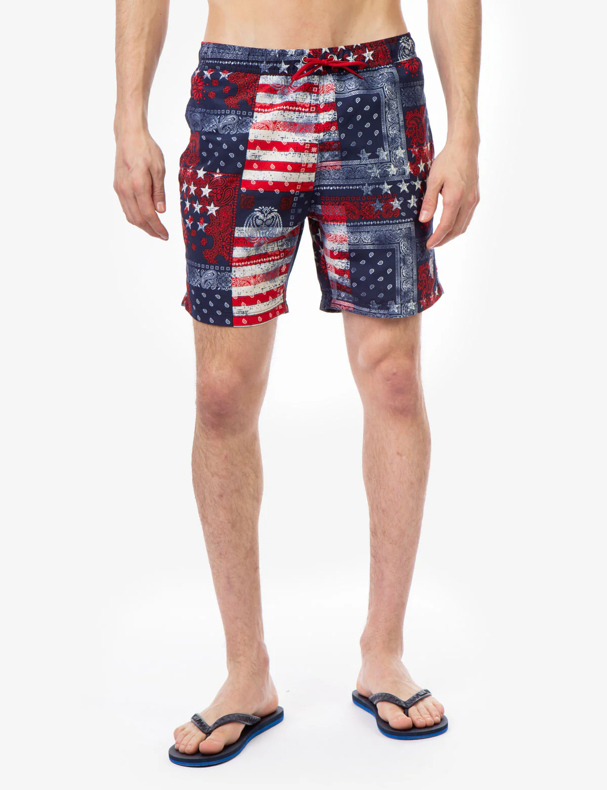 PAISELY AMERICANA SWIM TRUNKS