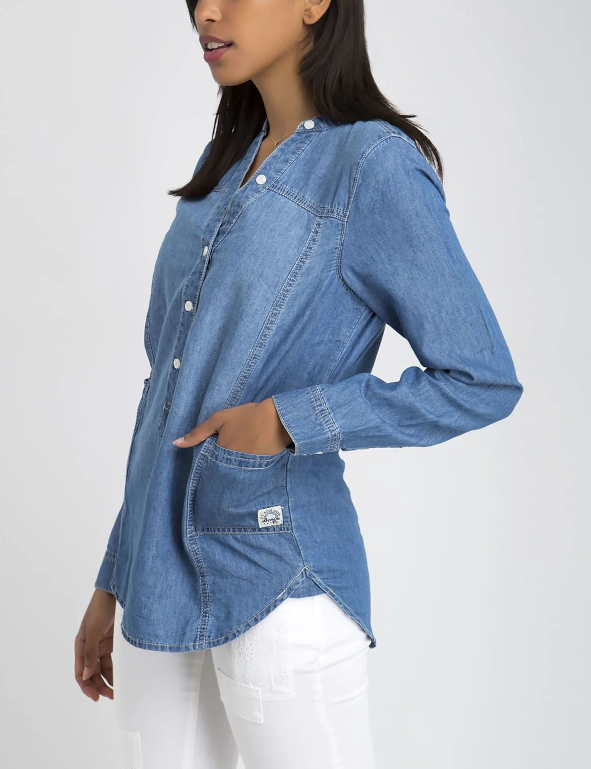 PANELED POPOVER SHIRT - Image 5