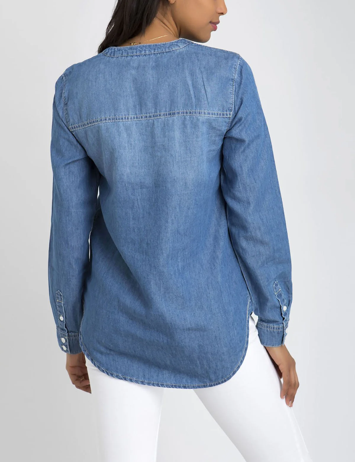 PANELED POPOVER SHIRT - Image 6