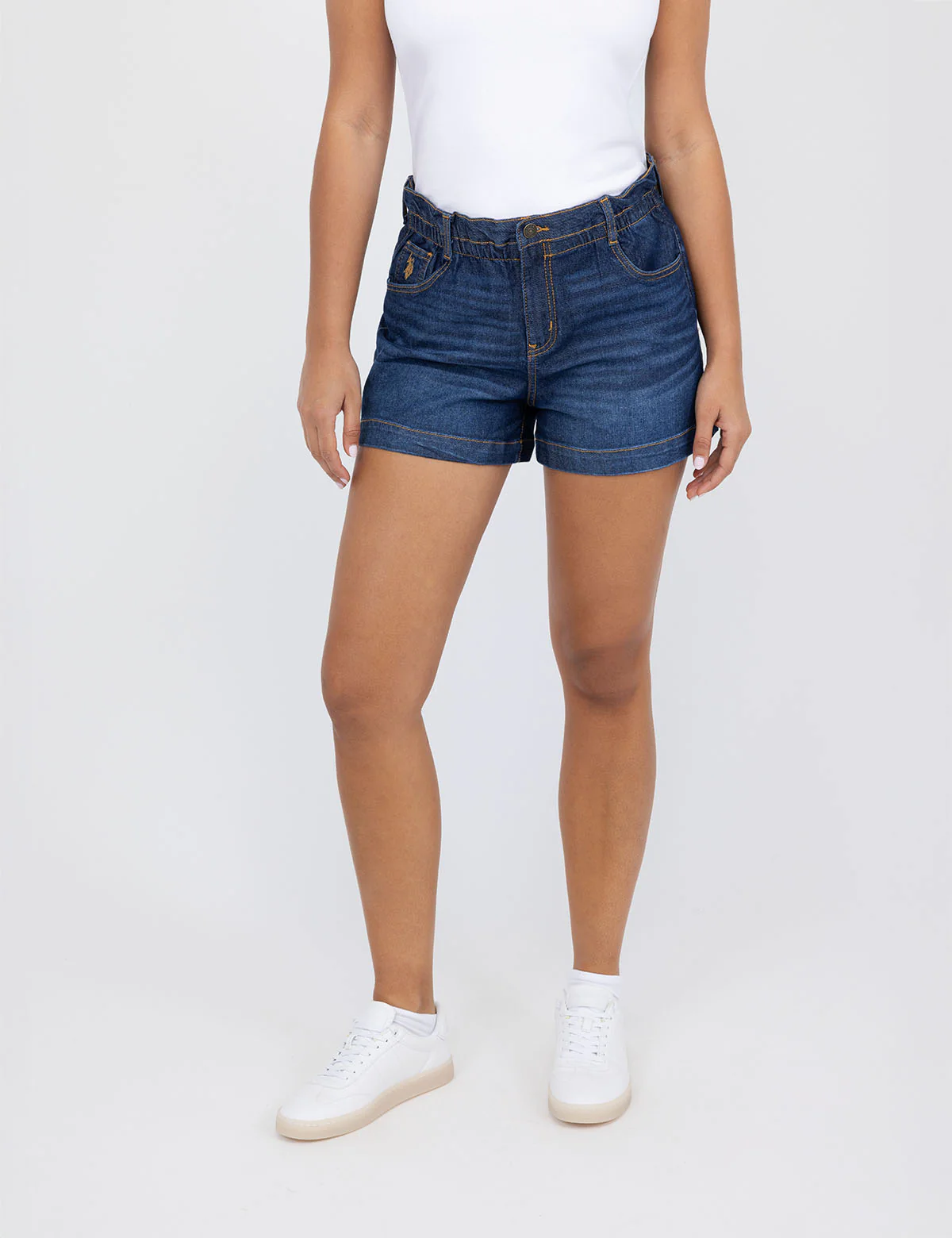PAPERBAG DENIM SHORT