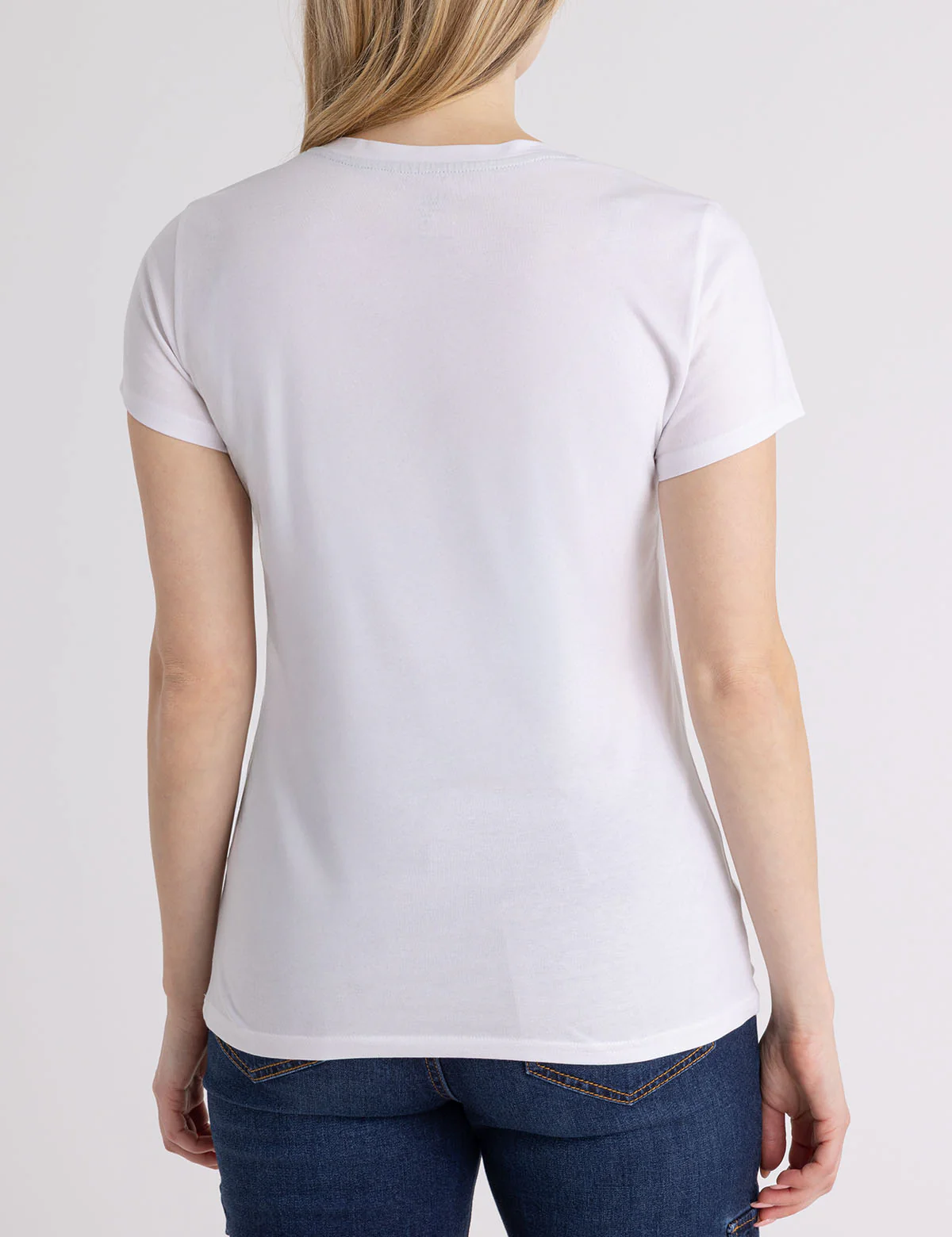 PATCH WORK FLAG SCOOP T-SHIRT - Image 4