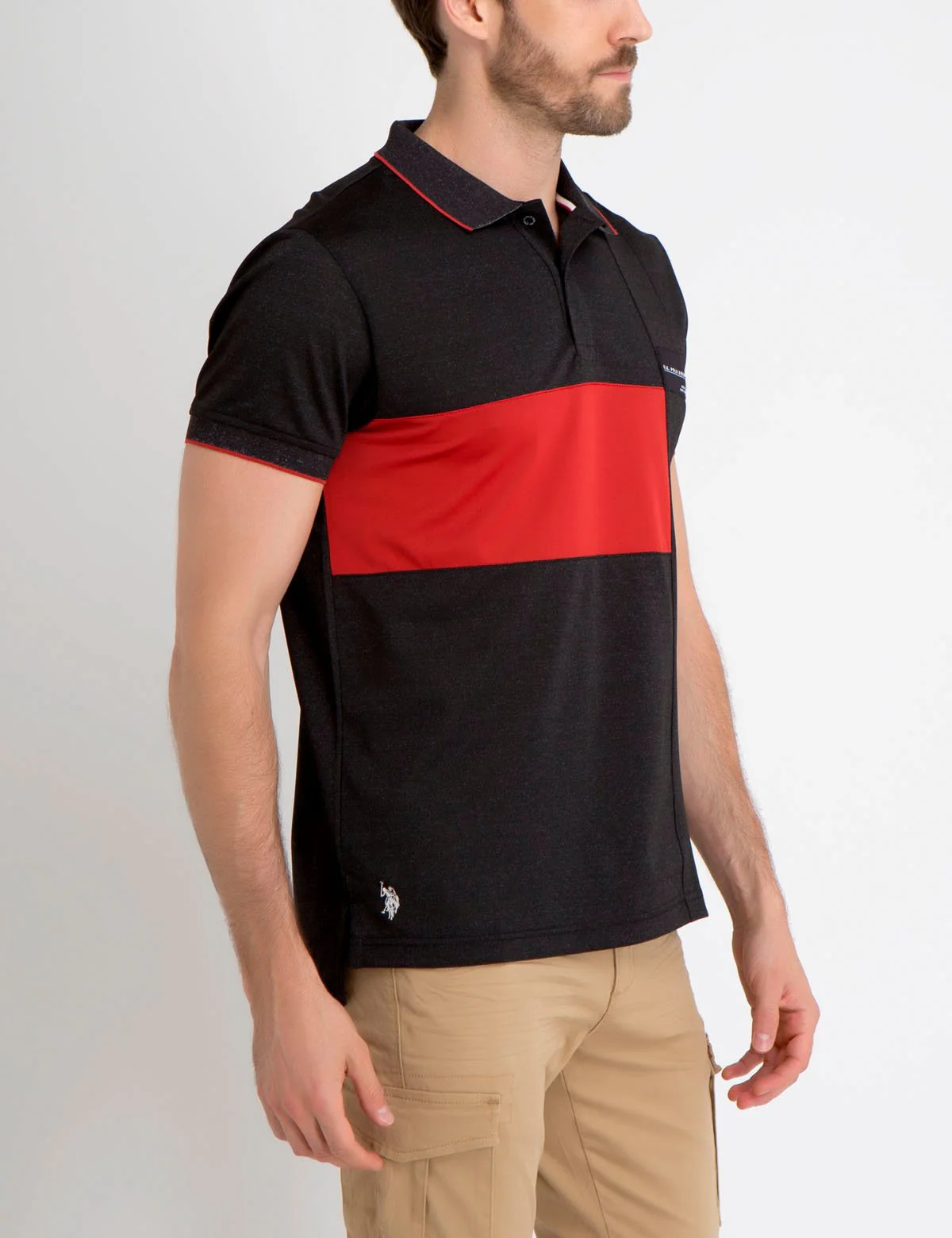 PATCHED COLORBLOCK POLO SHIRT - Image 2