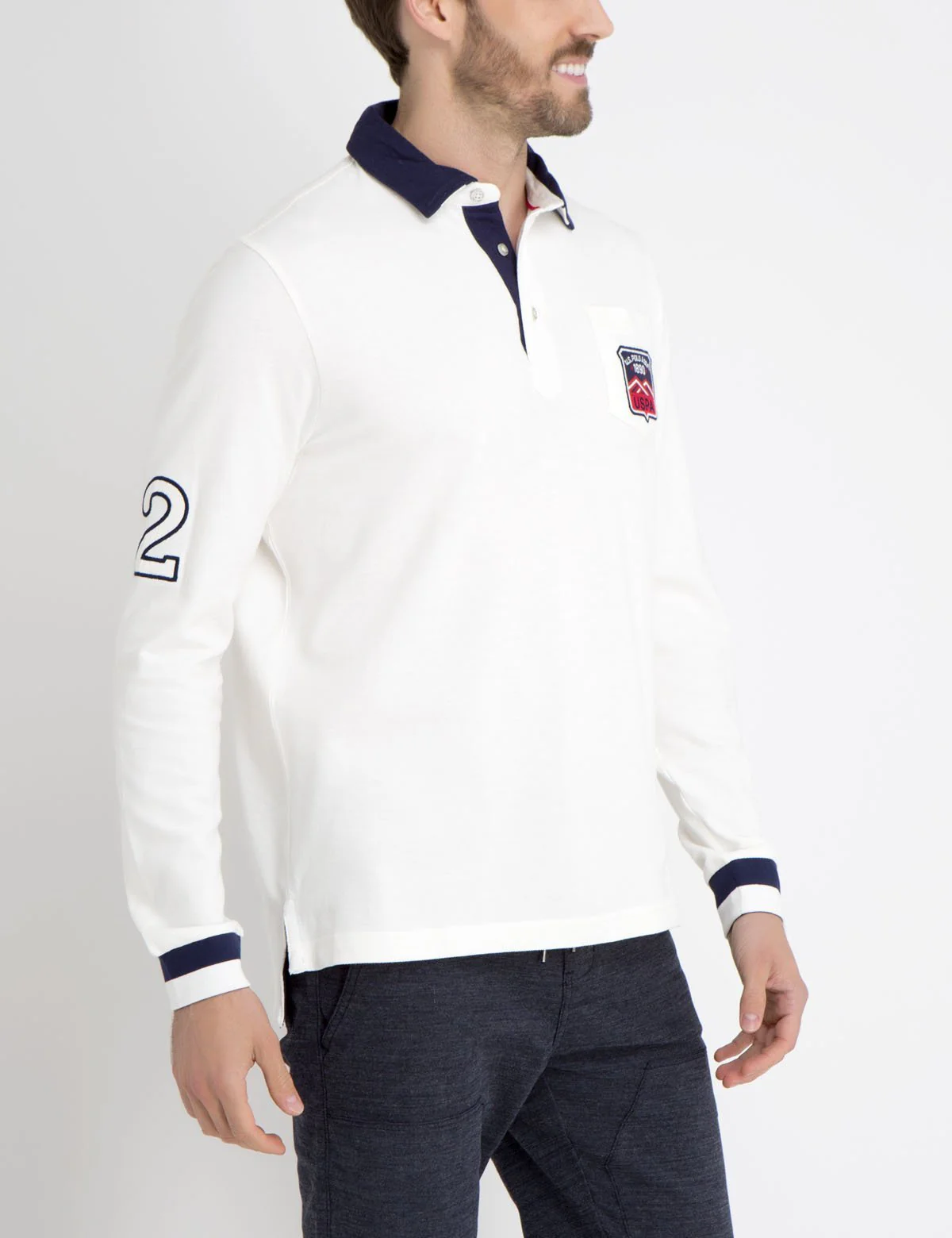 PATCHED POCKET POLO SHIRT - Image 2