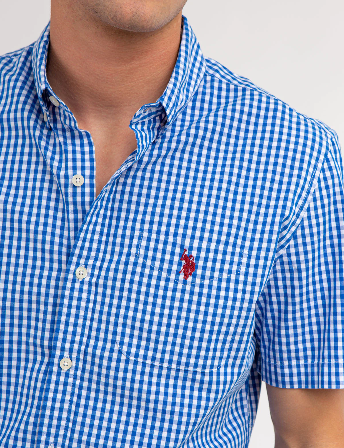 PEACHED POPLIN PLAID SHORT SLEEVE SHIRT - Image 5