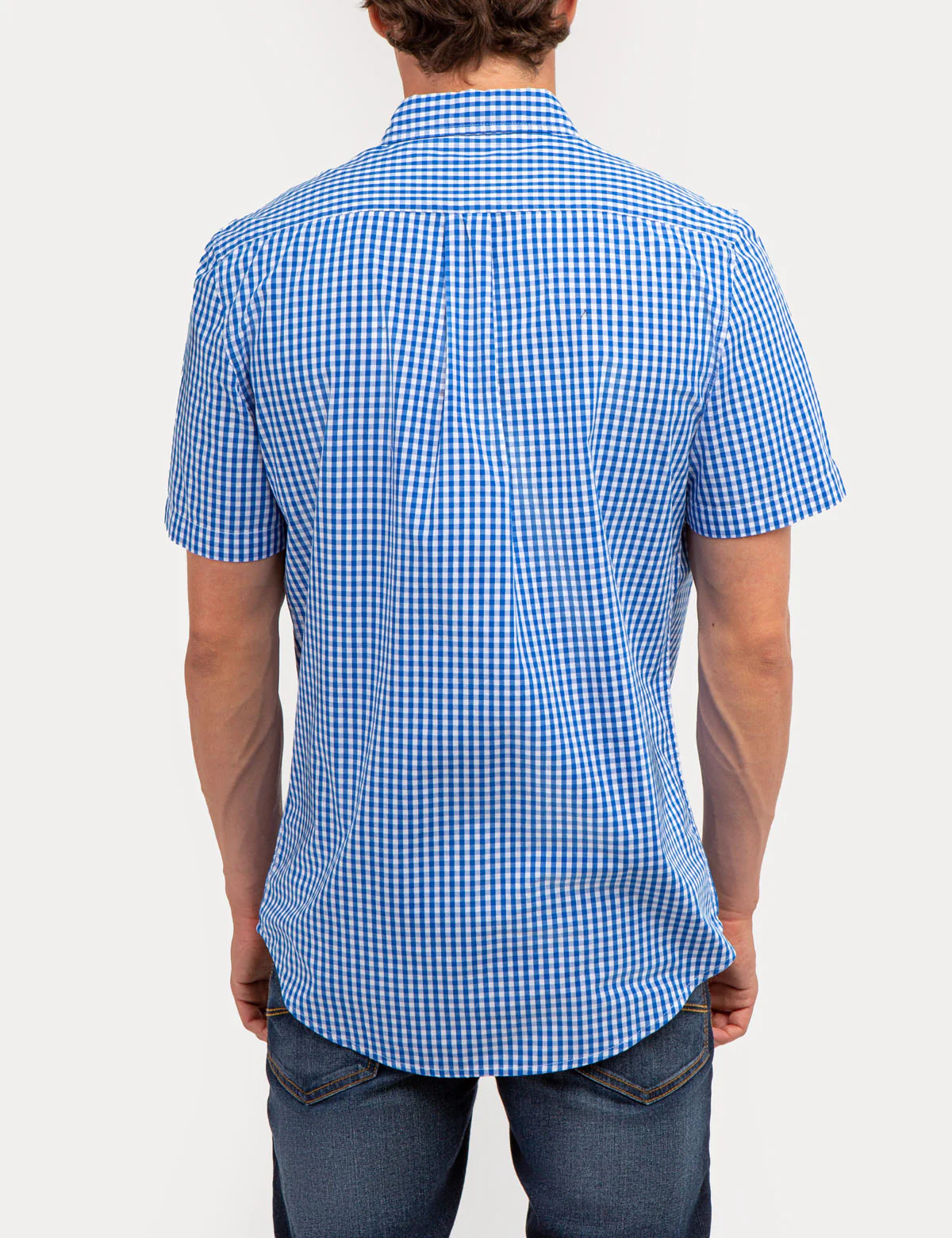 PEACHED POPLIN PLAID SHORT SLEEVE SHIRT - Image 8